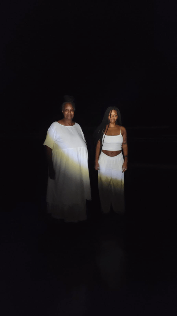 @earthseedfood & @fiberartbycarola on Folley Beach, SC